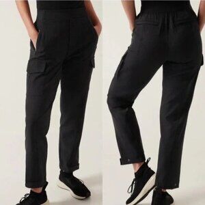 ATHLETA Endless Cargo High Rise Jogger Pants Size 0